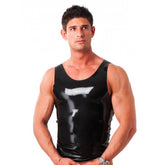 Rimba Rubber Secrets Vest (Black) – High-Quality Latex Erotic Clothing > Latex > Male